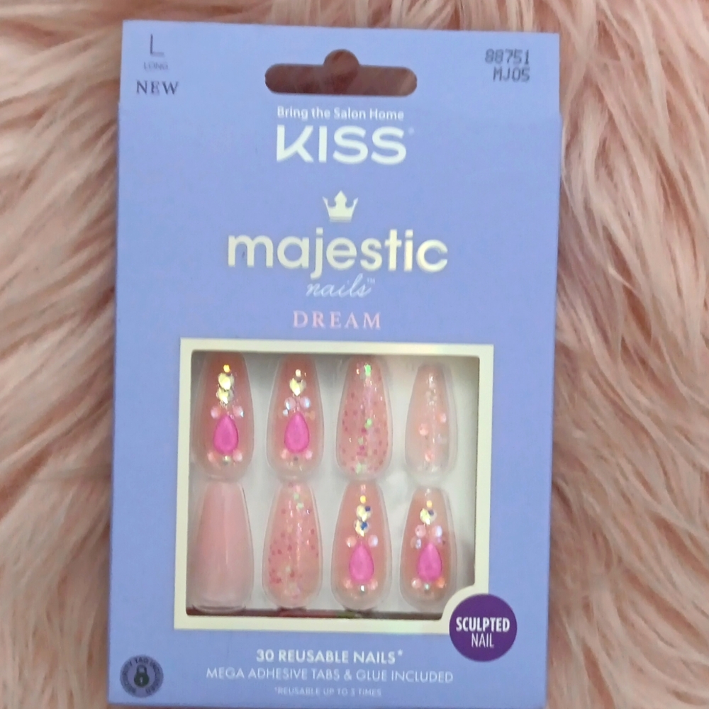 Brand New KISS MAJESTIC DREAM False Nails-L